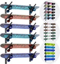 Skateboard Rack Wall Mount – Skateboard Wall Hanger, Snowboard Display Wall by Unknown
