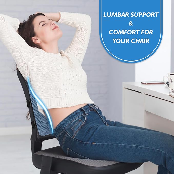 Lumbar Support Pillow for Office Chair Back Support Lumbar Pillow for Car - Image 7