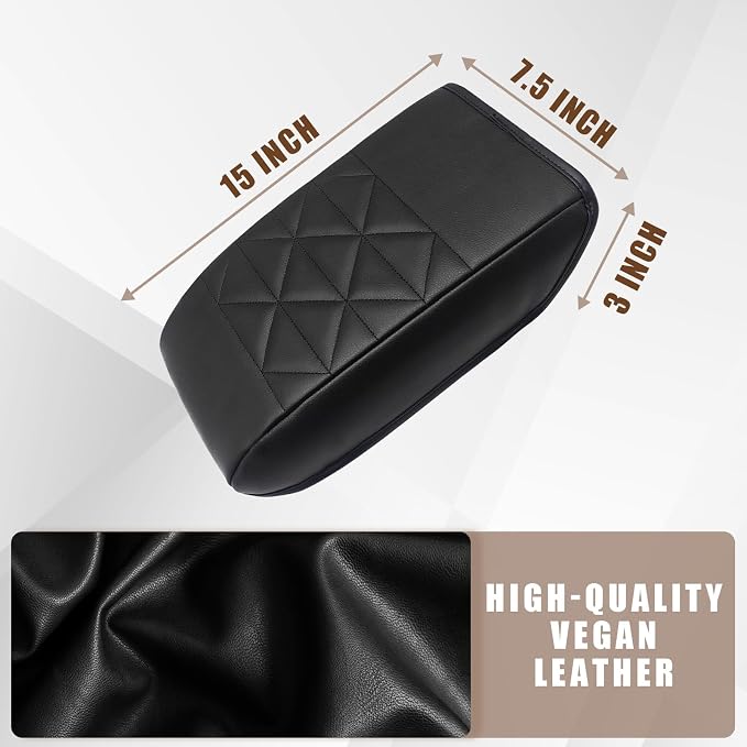 Muslogy for Accord 2025 2024 2023 Center Console Cover Armrest Pad Vegan - Image 6