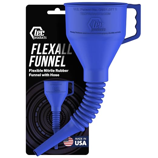 FlexAll Long Flexible Funnel for Automotive Use by TECProducts
