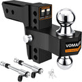 Adjustable Trailer Hitch-Drop Hitch Fits 2.5-Inch Receiver -6" Drop/Rise Tow by VOMAVEX