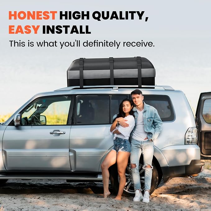 Asinking Car Rooftop Cargo Carrier Bag - Image 7