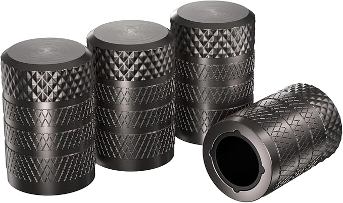 CKAuto Tire Valve Stem Caps, Anodized Aluminum Tire Valve Cap Set, Corrosion by CKAuto