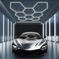 MODERN Hexagon Garage Light: Higher Brightness 38880 Lumens Honeycomb Garage by MODERN