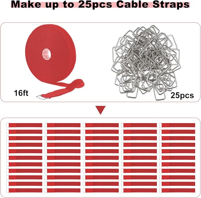 1"x16ft Hook and Loop Straps - Image 4