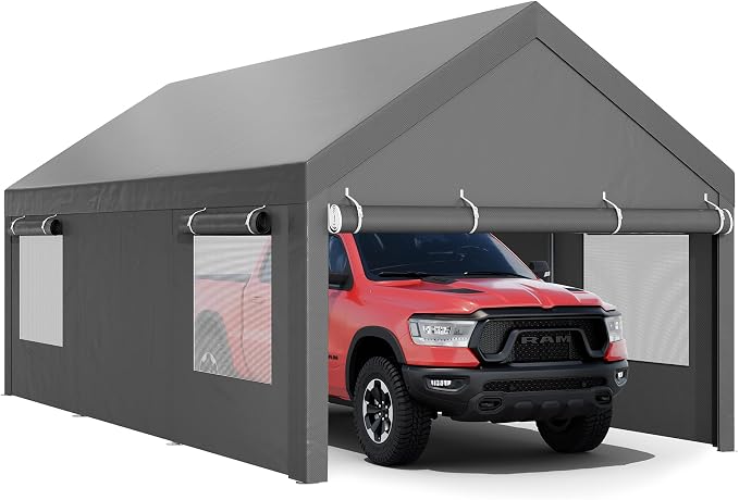JY QAQA 10x20 FT Heavy Duty Carport - Image 3