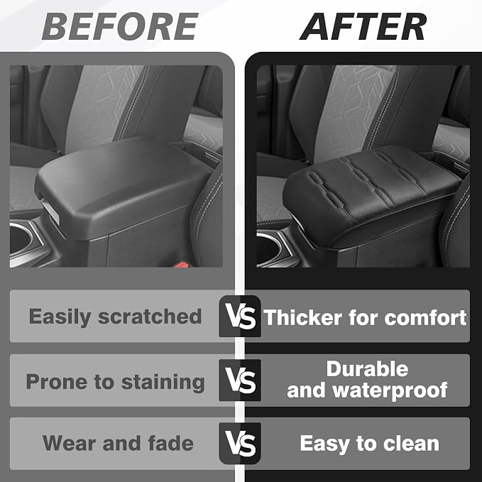 Muslogy Center Console Armrest Cover Compatible - Image 6