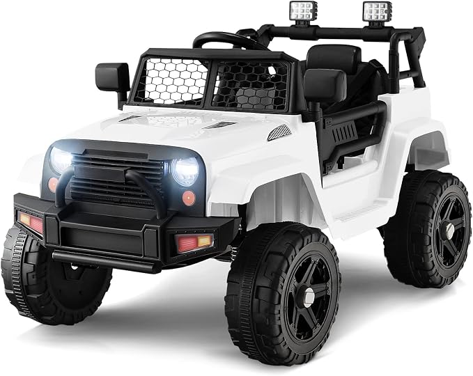 OLAKIDS Kids Ride On Truck, 12V Electric Vehicle Jeep Car by Wherethefairytalebegins