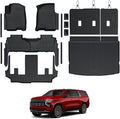 Floor Mats Set for 2021-2025 Chevy Suburban 7 Seats/GMC Yukon XL Accessories by GALVAGNITE