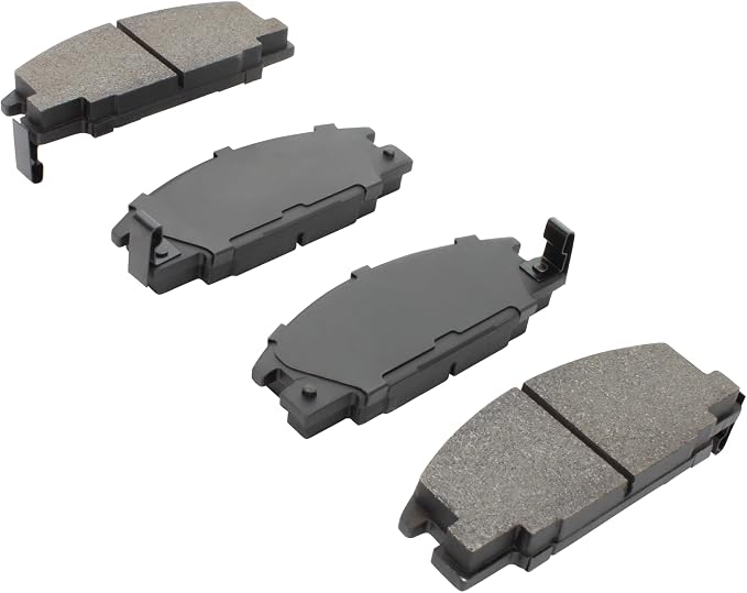Premium Semi-Metallic Front Brake Pads Compatible - Image 2