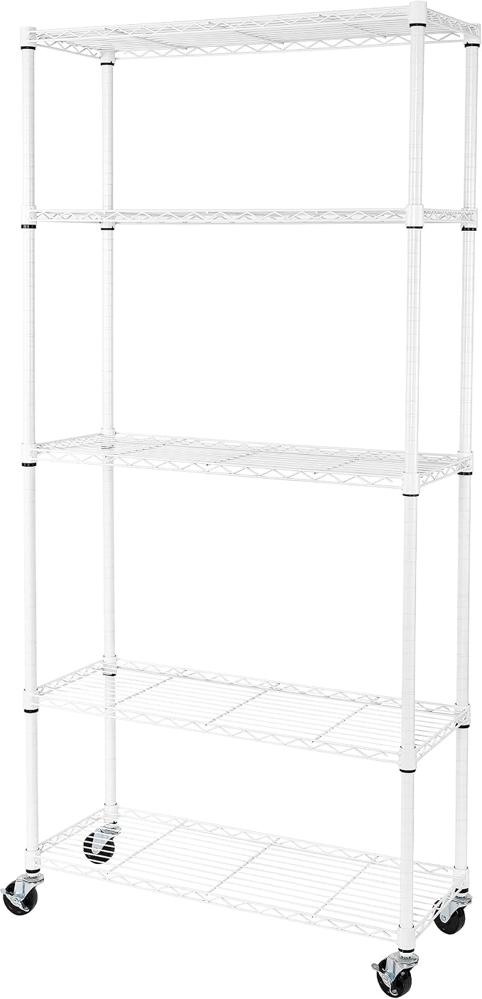 Seville Classics UltraDurable Heavy Duty NSF Solid Steel Wire Rack Storage Unit by SevilleClassics