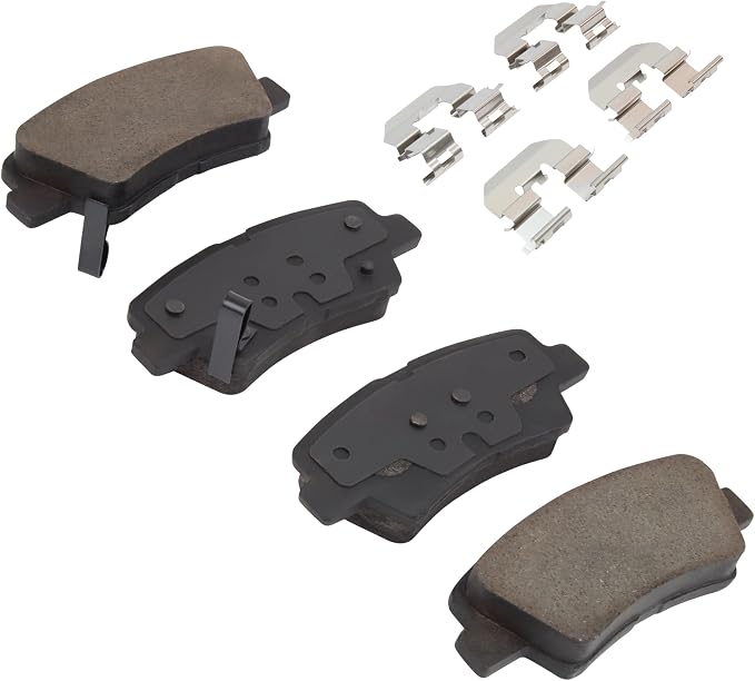 Premium Ceramic Rear Brake Pads Compatible - Image 2