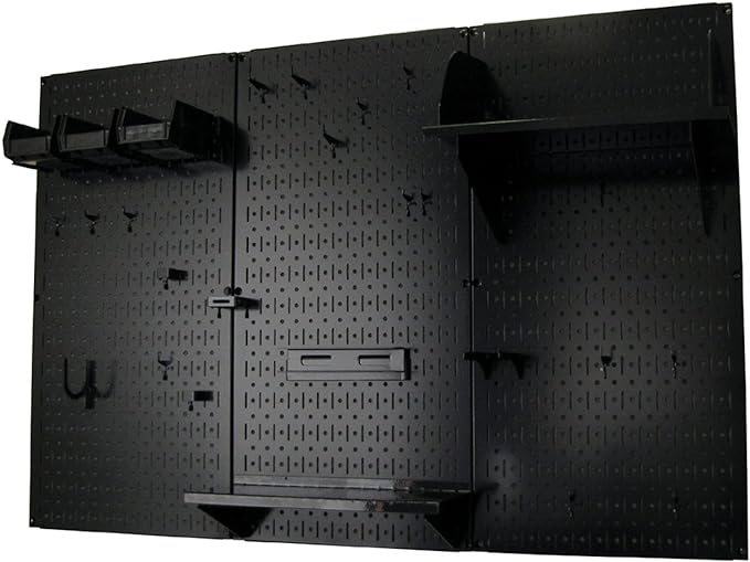 Pegboard Organizer Wall Control Metal Pegboard Tool Storage Kit - Image 3
