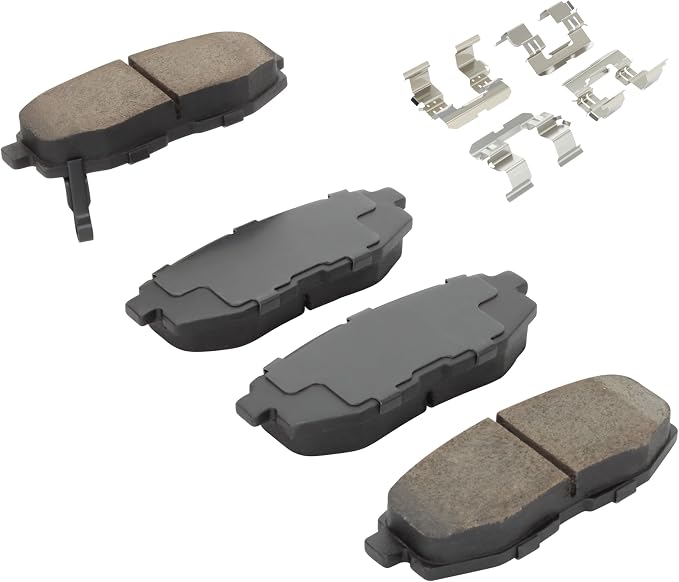 Premium Ceramic Rear Brake Pads Compatible - Image 2
