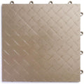 RaceDeck Diamond Plate Design, Durable Interlocking Modular Garage Flooring Tile by BigFloors