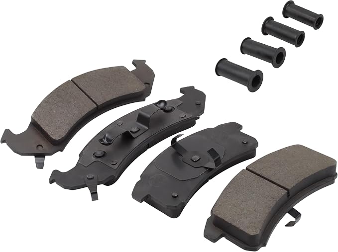 Premium Semi-Metallic Front Brake Pads Compatible - Image 2
