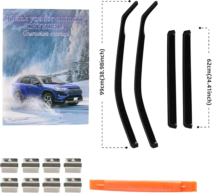 in Channel Window Visors for Ford Explorer 2020 2021 2022 2023 2024 2025 - Image 6