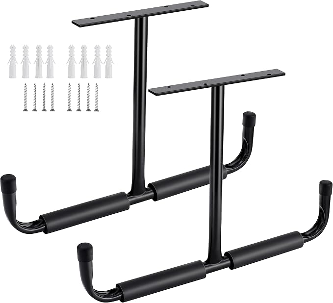Sinoer Garage Storage Hooks Rack Ceiling, Wall Mounted Hooks, Heavy Duty by Sinoer