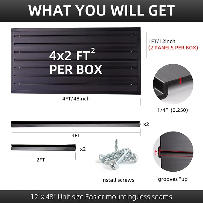 Slatwall Panel Garage Slat Wall Storage Systems, PVC Slat Wall Paneling Garage - Image 3