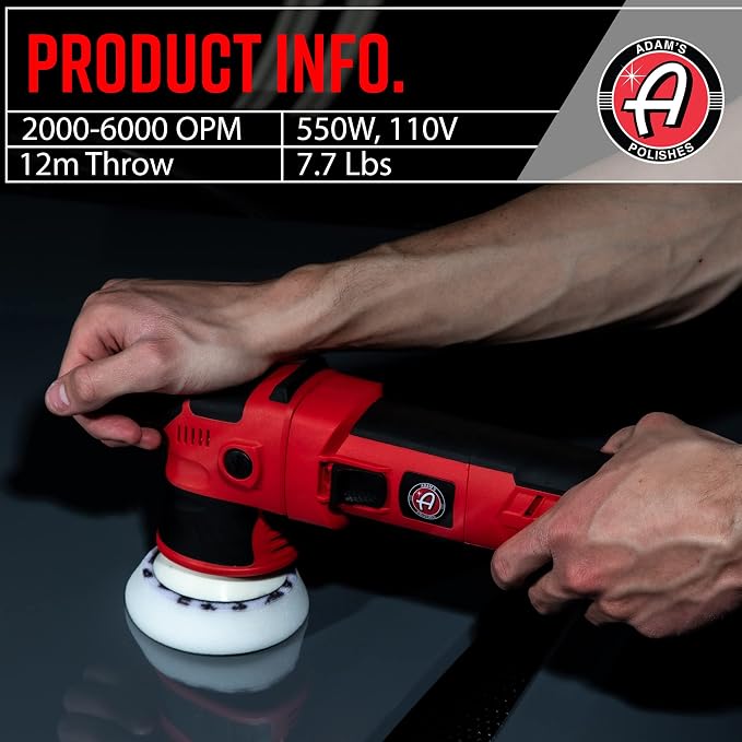Adam's Polishes SK Pro 12mm Car Polisher - Image 2