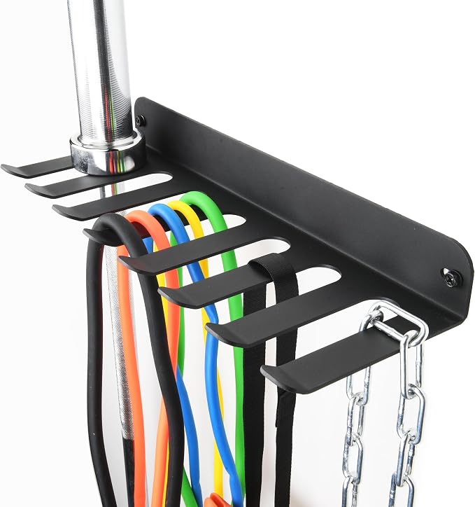 Performance Seven Bars Holder Storage, Custom Powder Coated HEAVY-DUTY STEEL by VAIIO