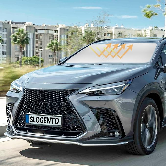 Sun Shade for NX300h/NX300/NX200t Windshield Sunshades for 2015-2020 2021 Lexus by SLOGENTO