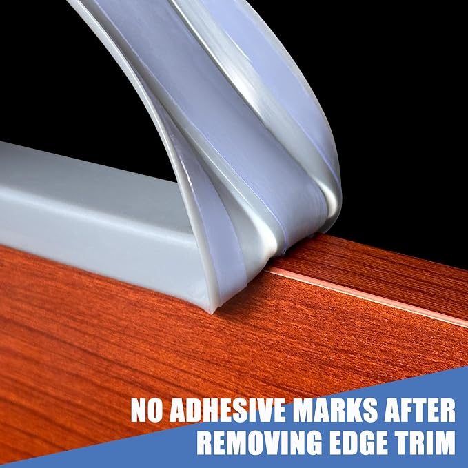 Rubber Edge Trim, Flexible Edge Banding, 5/8" U Channel Furniture Edge Protector - Image 4