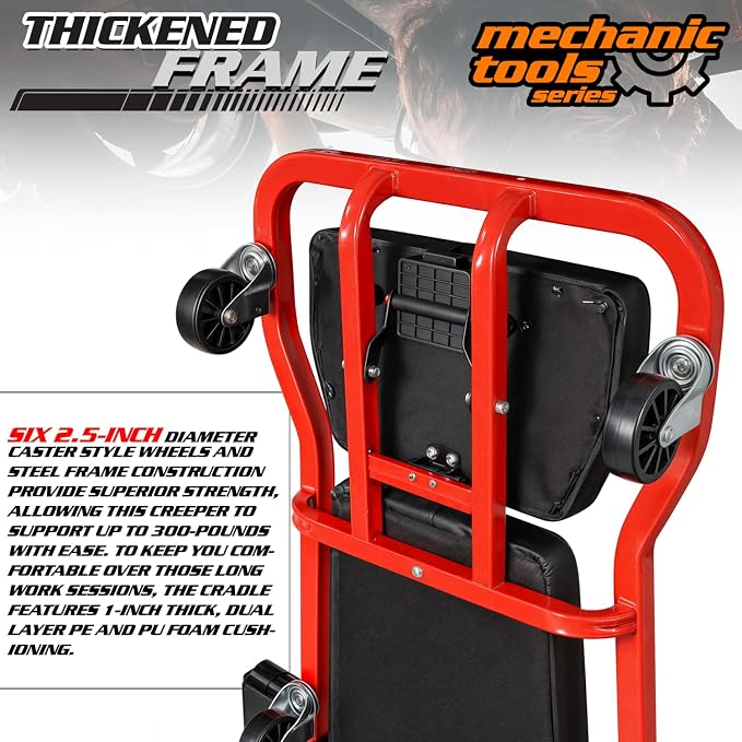 M-AUTO Heavy-Duty Automotive Creeper - Image 8