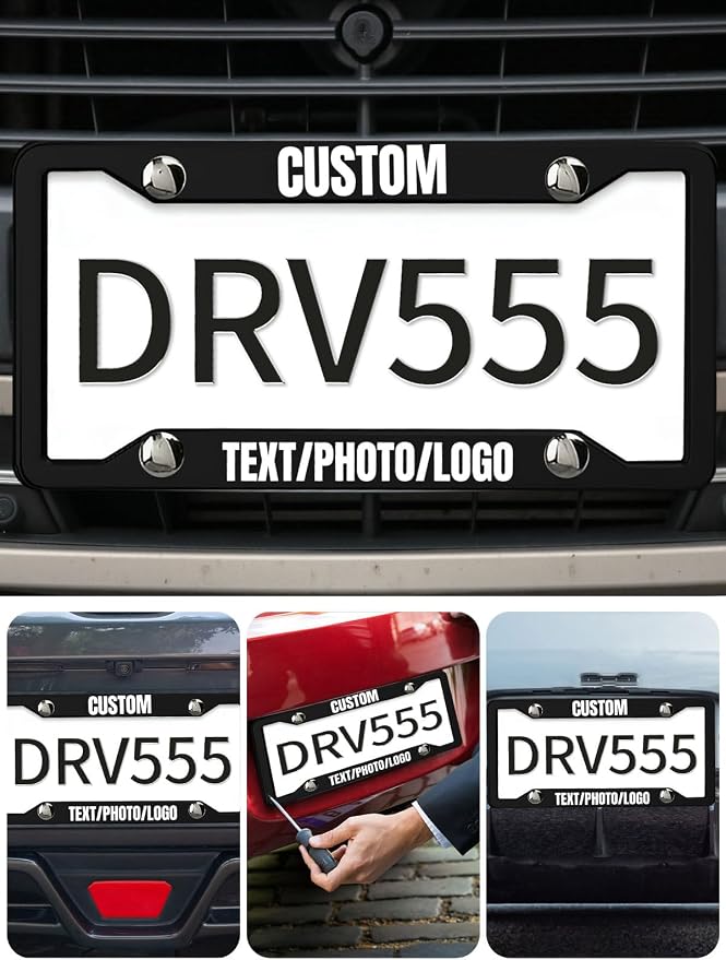 Custom License Plate Frame – Personalized License Plate Holder - Image 5