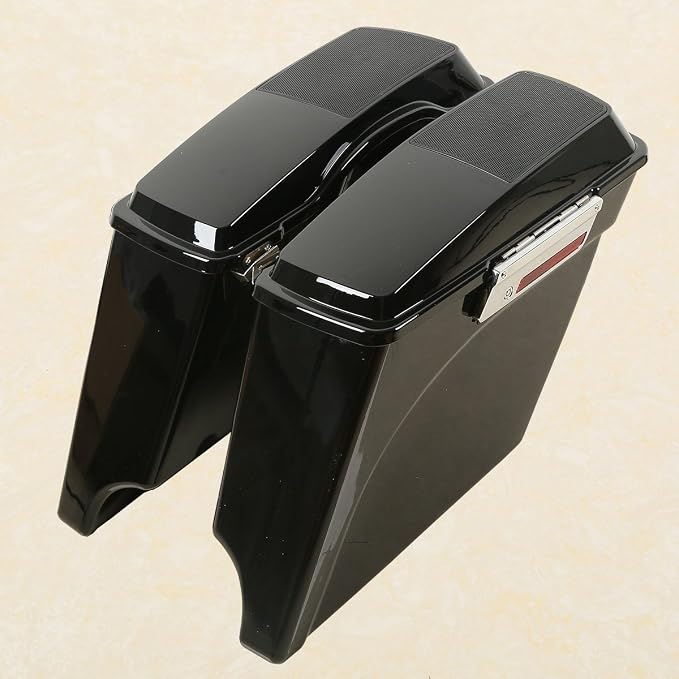 XFMT 5" Stretched Saddlebags Extended Saddle Bags W/ 6x9 Speaker Llids - Image 5