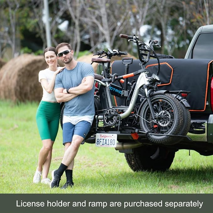 HYPERAX 2024 Volt 2 -E Bike Hitch Mounted Platform Style 2 Bikes Carrier - Image 2