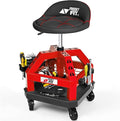 Rolling Shop Stool for Garage by FreekyFit
