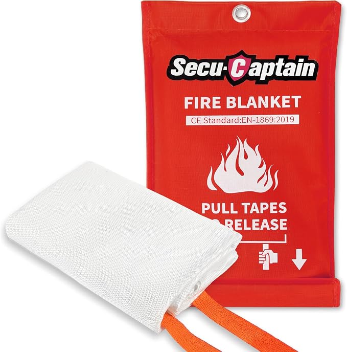SecuCaptain Emergency Fire Blanket by SecuCaptain