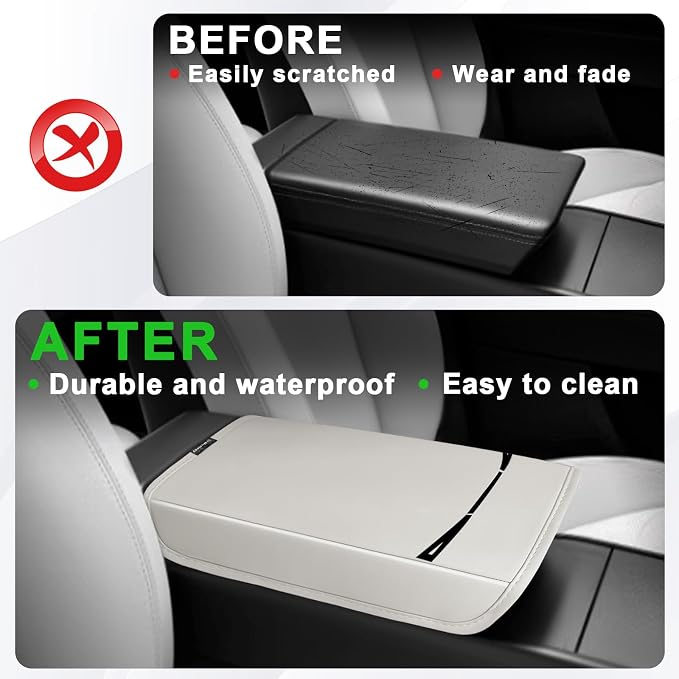 Muslogy Center Console Armrest Cover Compatible - Image 6