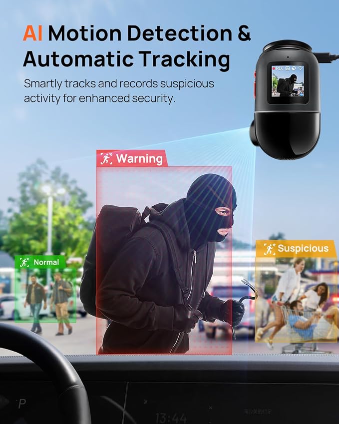 70mai Dual Dash Cam Front and Rear 4K, Car Camera - Image 6