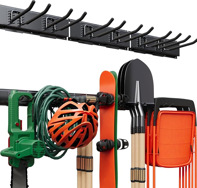 Garage Tool Organizer Wall Mount 48", Garage Wall Organizer 400 lbs, Heavy Duty by Unknown