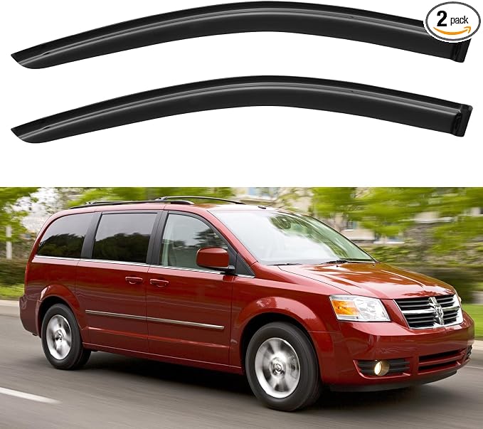 Window Visors Rain Guards Shield by YQAUTEC
