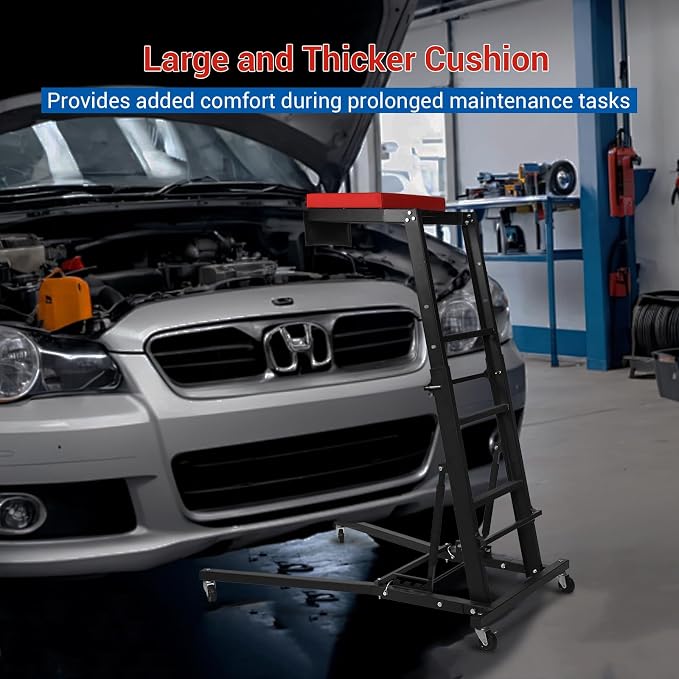 400lbs Foldable High Top Automotive Engine Creeper - Image 4