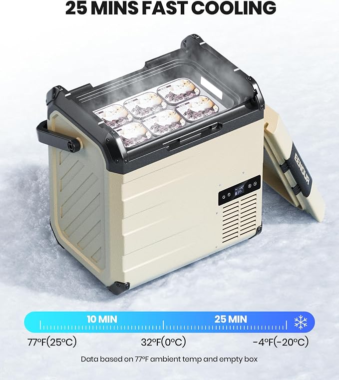 EENOUR D18 12 Volt Car Refrigerator, Portable Freezer - Image 3