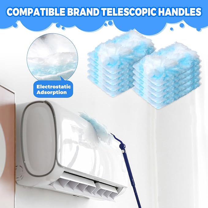 Duster Refills Compatible with Swiffer Heavy Duty Duster Refill, 3 Handles+30 - Image 4