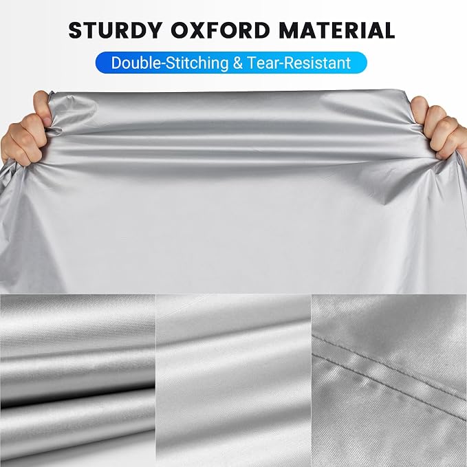 Favoto Motorcycle Cover Universal Heavy Duty Oxford Fabric - Image 3