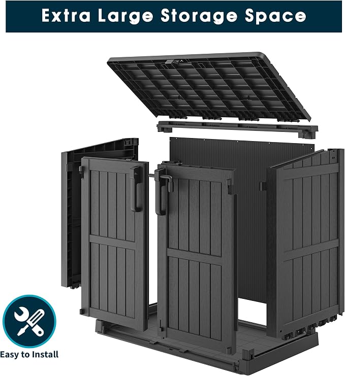 Outdoor Storage Cabinet 36 Cu Ft - Image 7