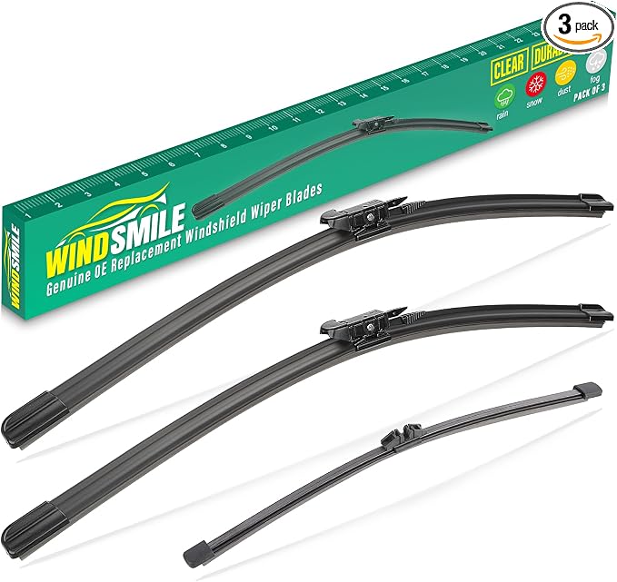 24" 20" 11" Windshield Wiper Blades Replacement by WINDSMILE