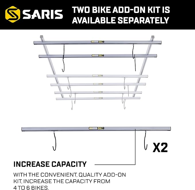 Saris Bike Storage, Cycle Glide Home Bicycle Parking, Ceiling Rack and - Image 7