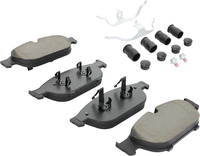Premium Semi-Metallic Front Brake Pads Compatible - Image 2