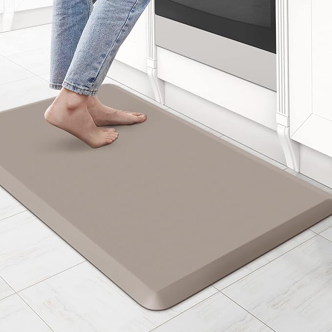 KitchenClouds Kitchen Mat Cushioned Anti Fatigue Rug 17.3"x28" Waterproof Non by KitchenClouds