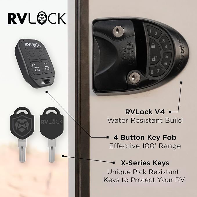 RVLOCK V4 RV Door Lock Keyless Entry - Image 3