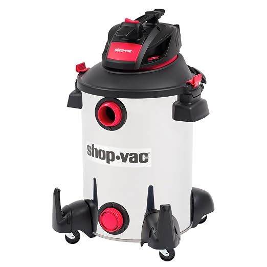 Shop-Vac 5761311 12-Gallon Wet/Dry Shop Vacuum, 6 Peak HP, 1.5 Inch Diameter x by Shop-Vac