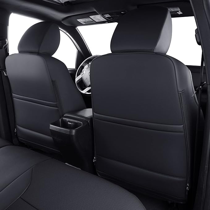 LUCKYMAN CLUB 2 Front Tacoma Seat Covers Custom Fit 2016-2023 Tacoma Crew Cab - Image 3