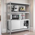 YITAHOME Stainless Steel Shelves 4 Tier, NSF Heavy Duty Floor Mount Shelving by YITAHOME